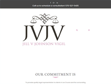 Tablet Screenshot of jvjvlaw.com